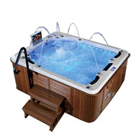 SPA-018 luxury tv spa indoor hot tubs sale 5 person ...