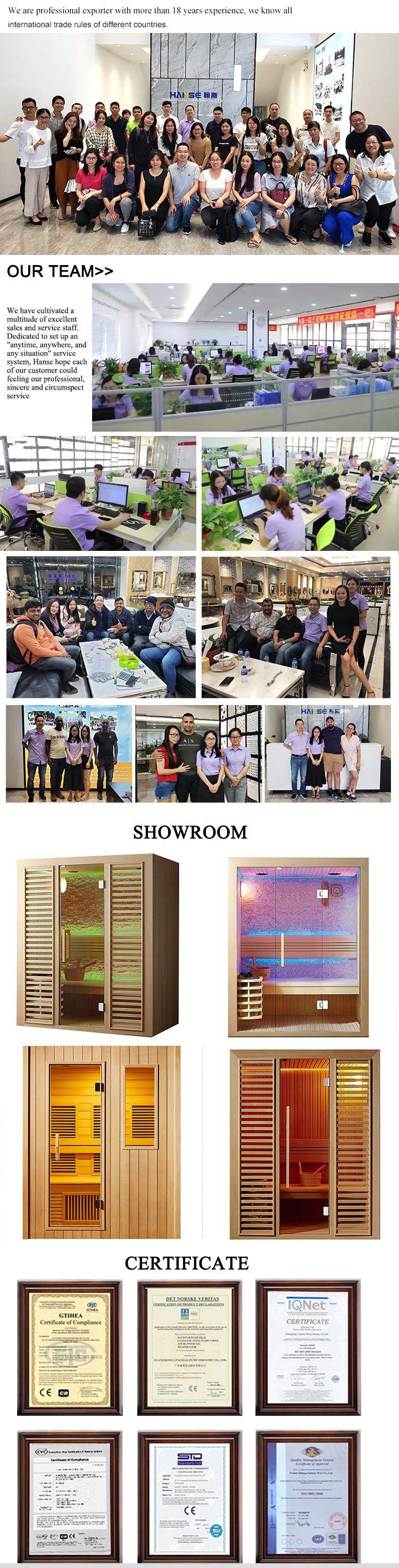 Korea Mini Dry Persona Wood Full Spectrum Far Infrared Fitness Sauna Room